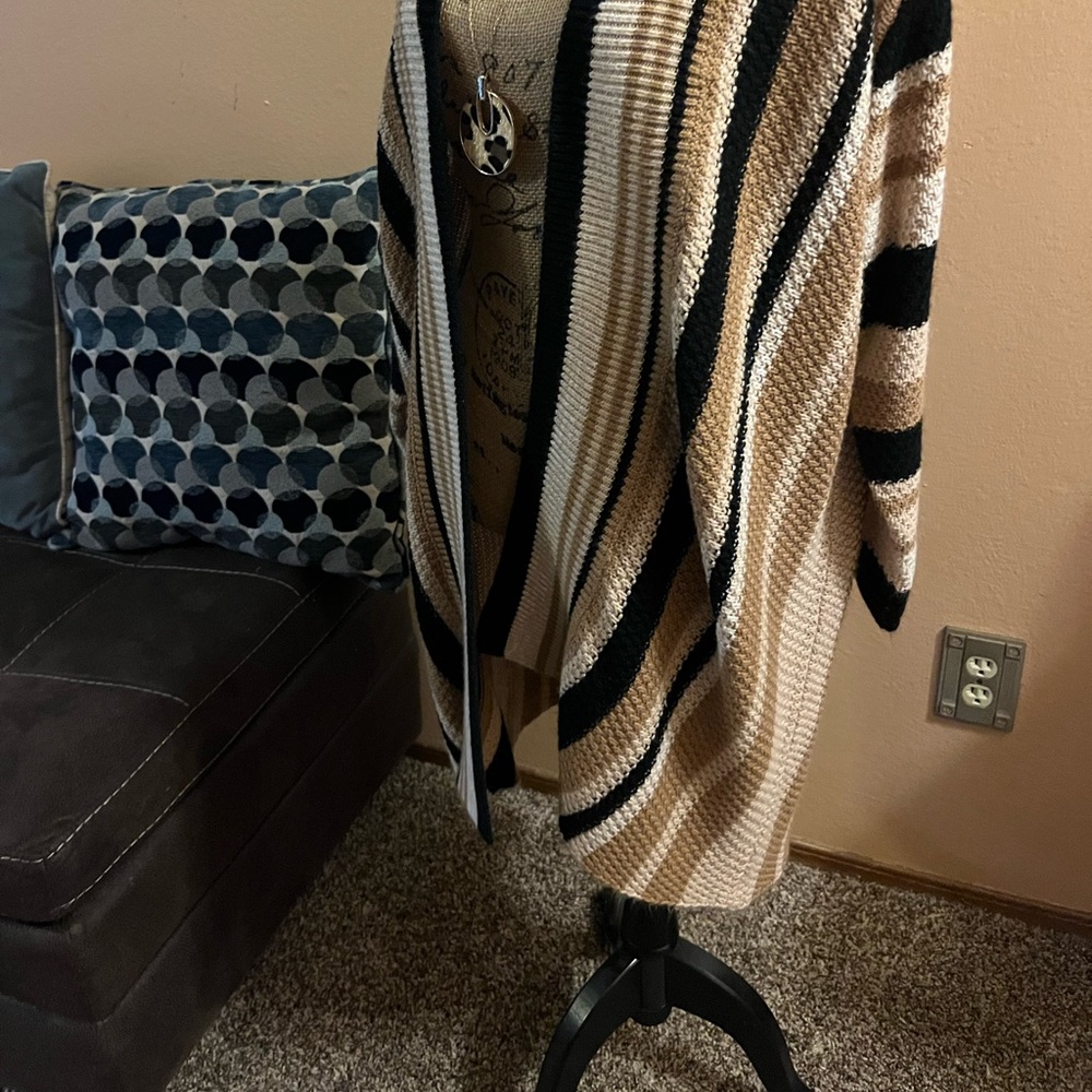 Stripe cardigan by Anthony Richards